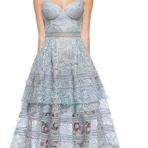 Self portrait paisley lace midi dress!